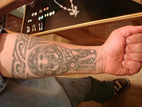 aztec tattoos for men