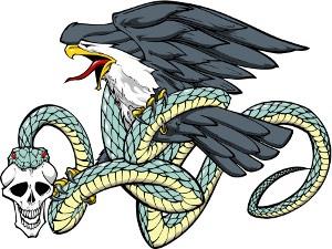 Snake & Eagle Tattoo